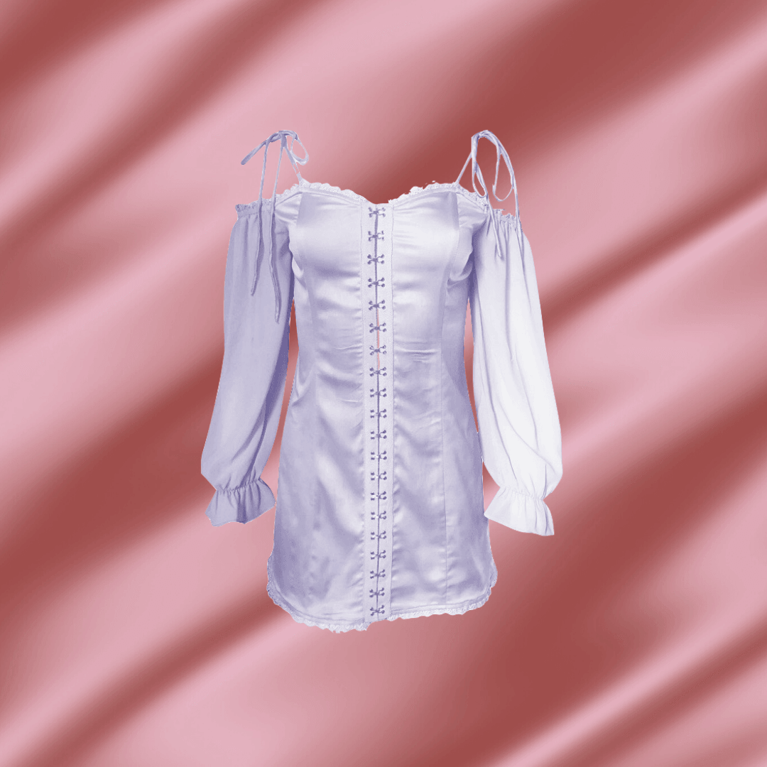 Madame X corset in Lilac